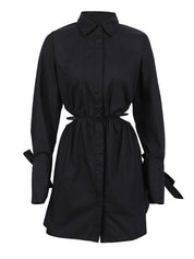 Robe à bretelles et épaules tombantes 