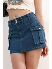 Street Style Low-Waist Skirt