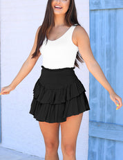Delilah Ruffle Mini Skirt