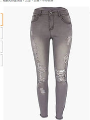 High-Waisted Stretch Skinny Jeans