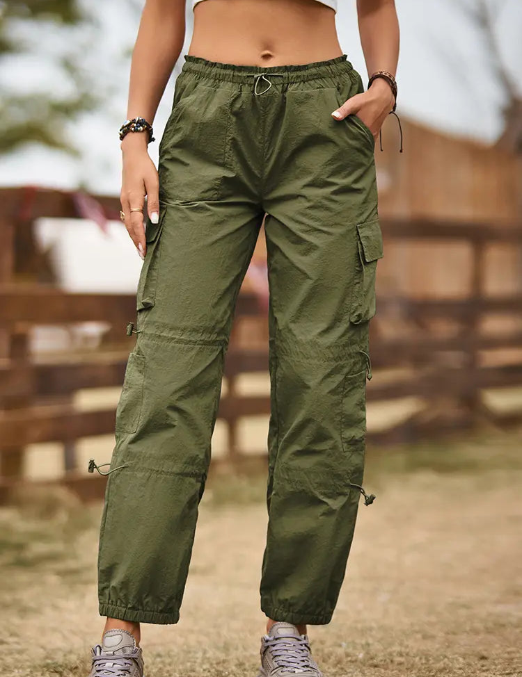 Trendy Multi-Pocket Adjustable Cargo Pants