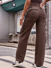 Jeans Versatili con Tasche Multiple