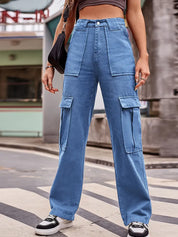 Jeans Versatili con Tasche Multiple