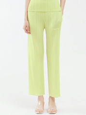 Women's Casual Wide-Leg Pleated Pants