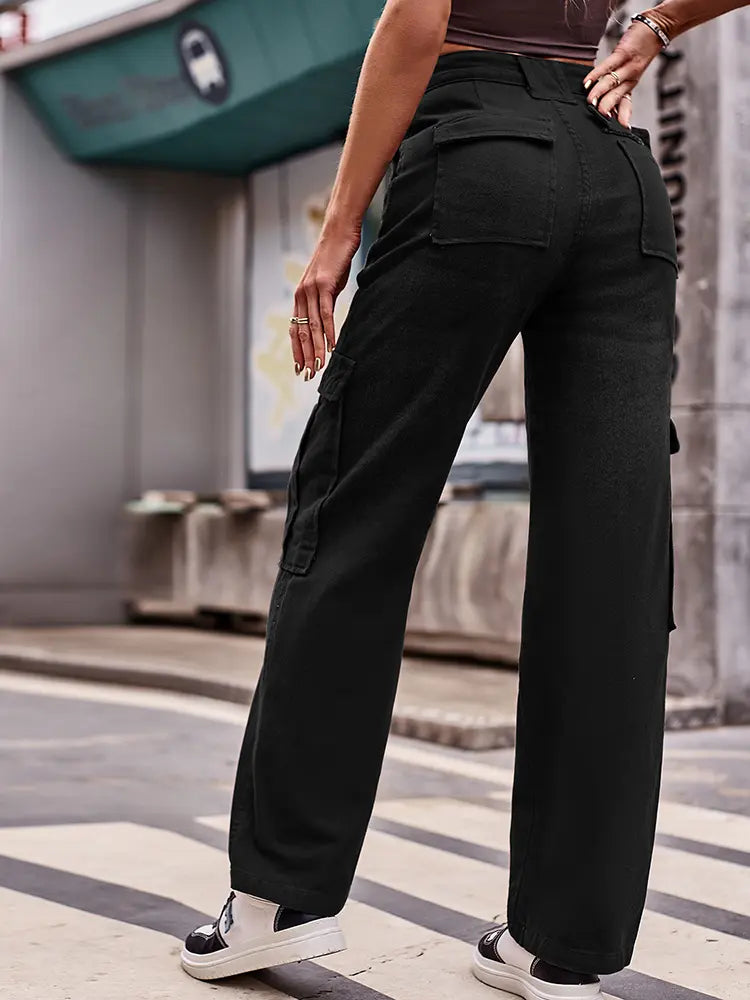 Jeans Versatili con Tasche Multiple