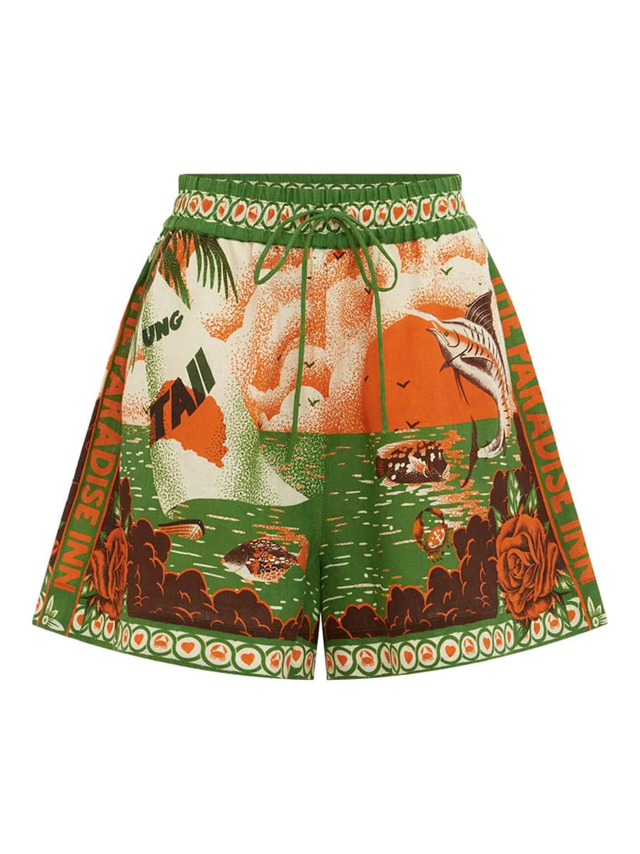 Ensemble deux pièces short imprimé Sunny Afternoon unique