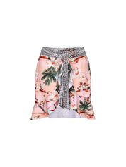 Palm Tree Print Vacation Bikini Set