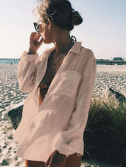 Tunique de plage sexy pour couvrir un bikini