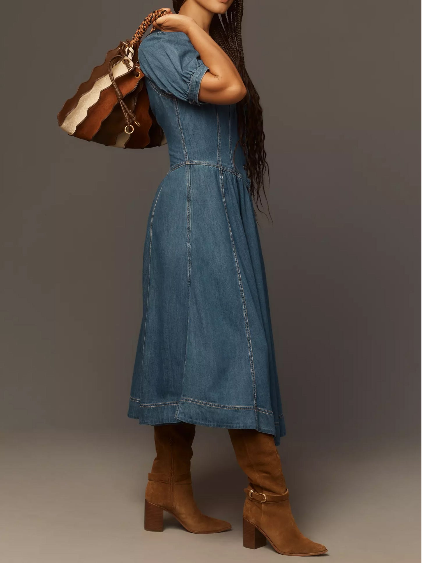 Vestido Midi Perrus Jeans