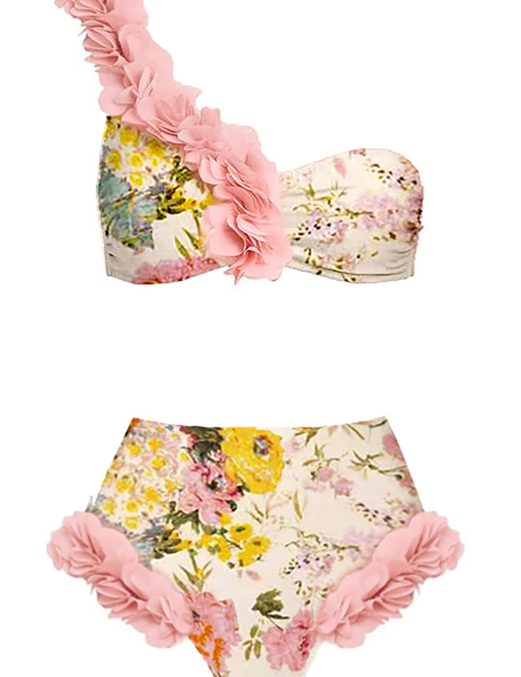 Handmade Appliqué Sexy Bikini Set