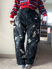 Splash Art Work Jeans