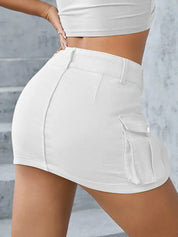 Street Style Low-Waist Skirt