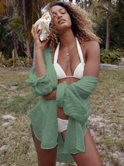 Tunique de plage sexy pour couvrir un bikini