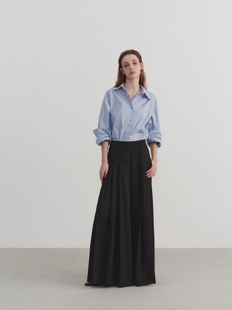 Chemise décontractée surdimensionnée minimaliste