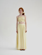 Casual Pleated Skirt