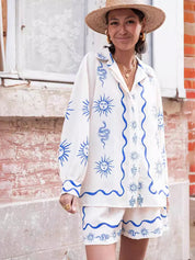 Ensemble short imprimé Soleil